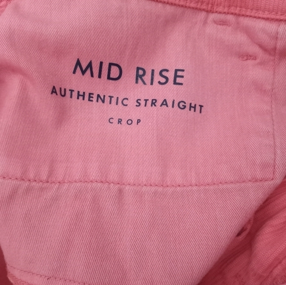 Lucky Brand Mid Rise Slim Fit Cropped Corduroy Jeans Size 12 - Picture 7 of 15